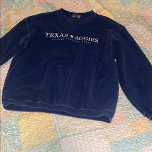 M A&M dark blue comfy sweater